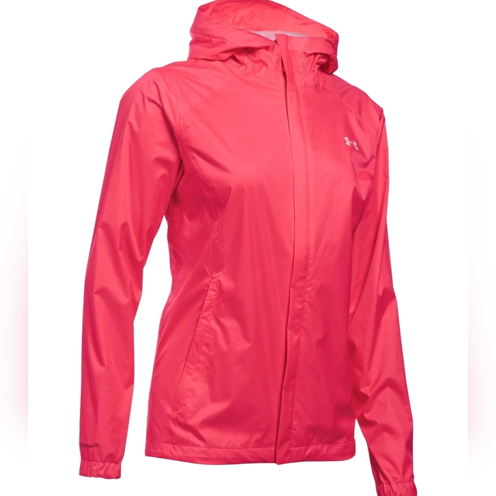 Under Armour Women's Pink Rain Coat XL